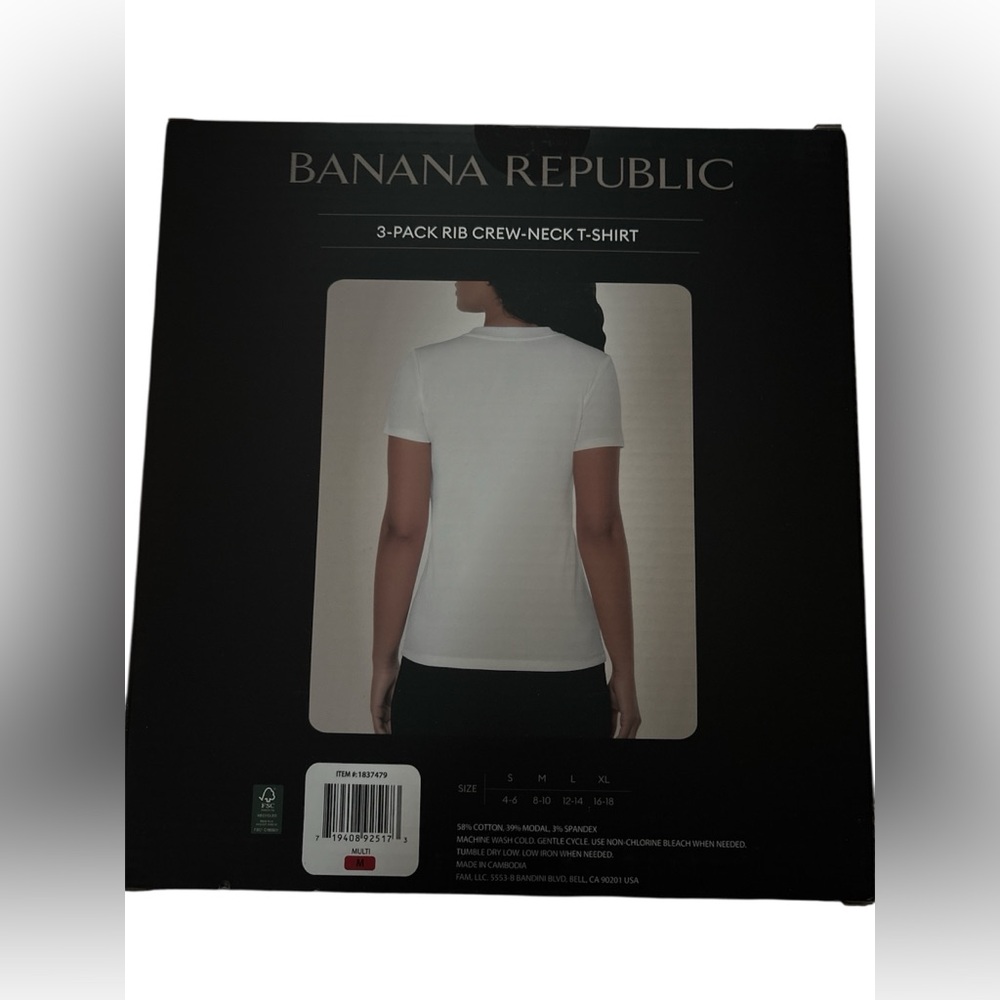 Banana Republic Classic  T-Shirt Trio - Picture 2 of 2
